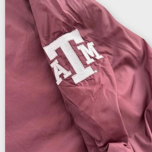 Vintage Starter Texas A&M Aggies Jacket – Maroon Full Zip – Men’s XL - Picture 8 of 13